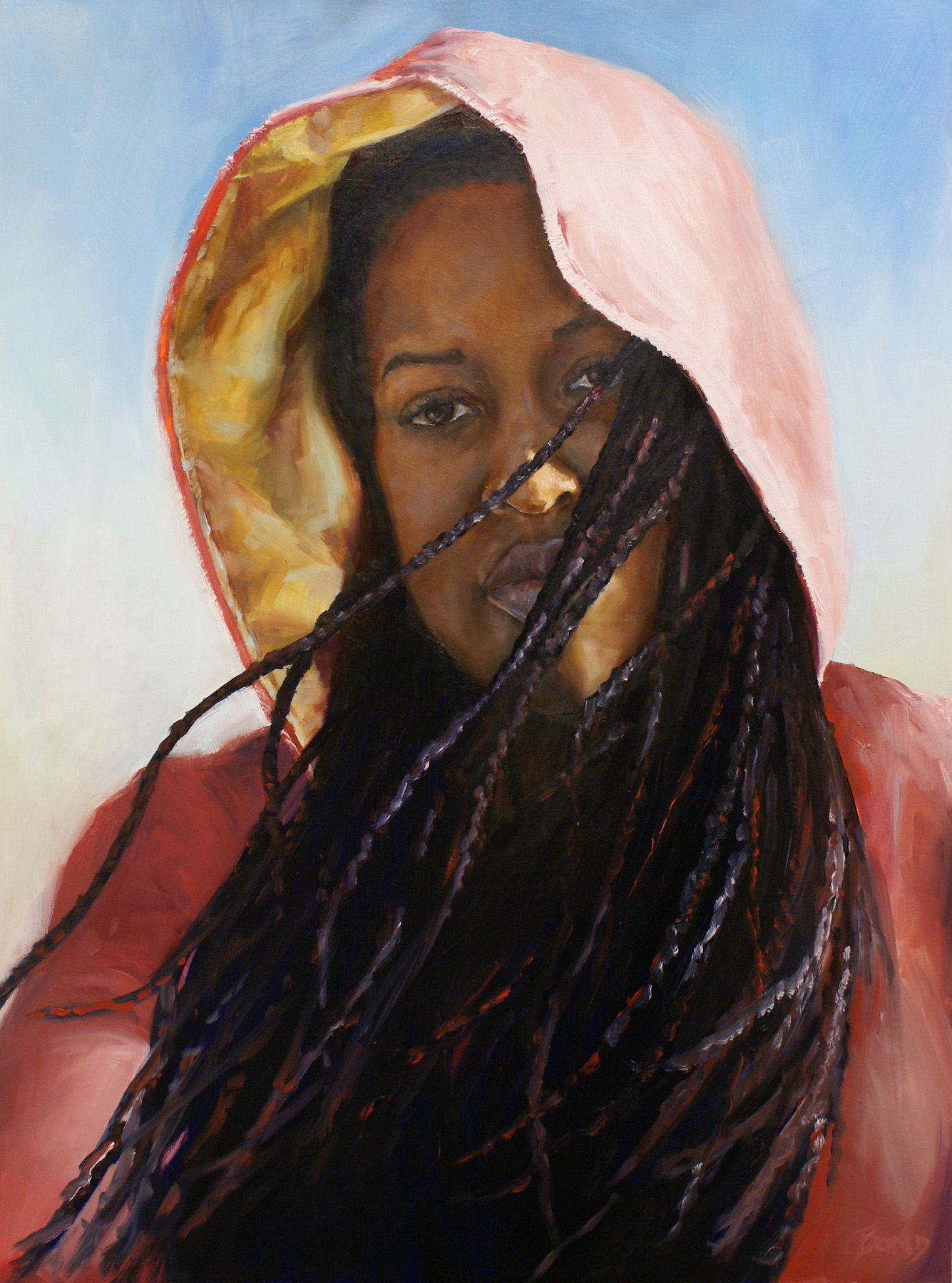 "Alienation", oil on panel, 24 x 18 inches