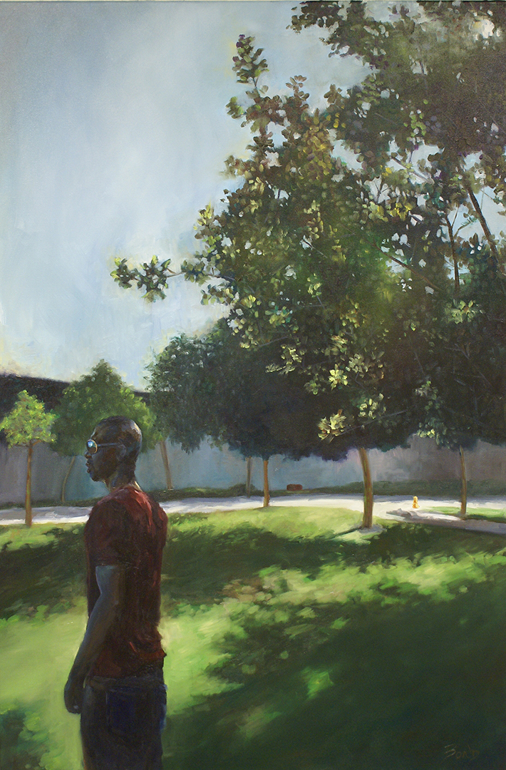 "Daydream", Oil and Acrylic on canvas, 36 x 24 inches