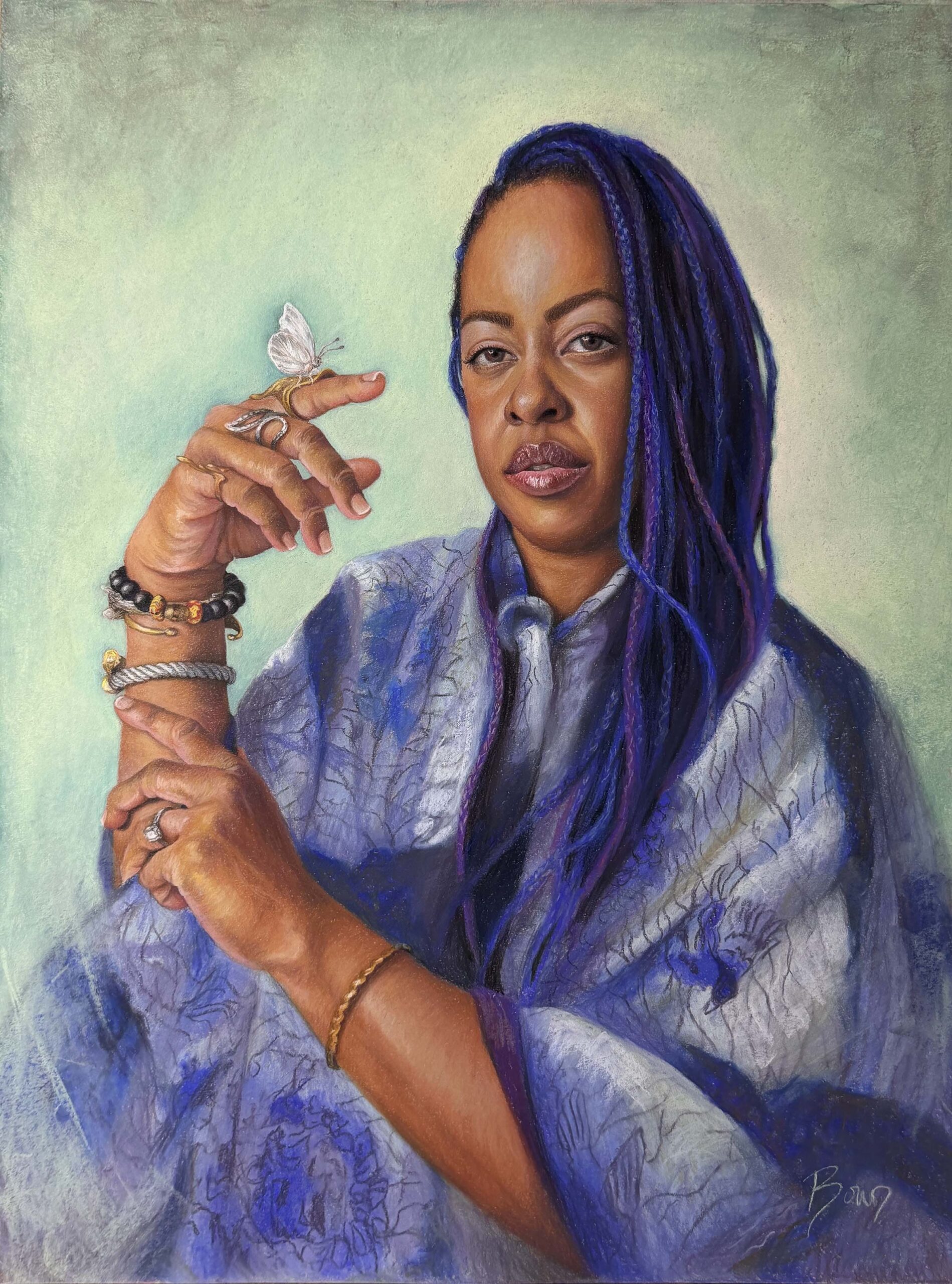 "A New Beginning", 24 x 18 inches, pastel on paper
